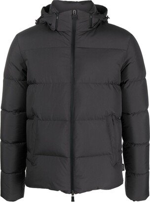 Hooded Down-Feather Jacket