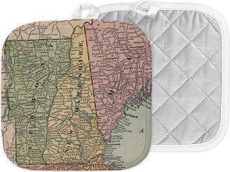 New Hampshire Map Hot Pad - Pot Holder Kitchen Airbnb