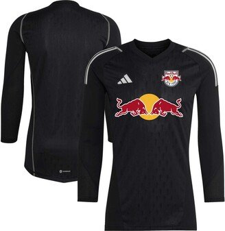 Men's Black New York Red Bulls 2023 Goalkeeper Long Sleeve Replica Jersey