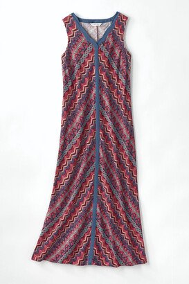 Women's Mesa Muse Dress - Dusty Blue Multi - PS - Petite Size