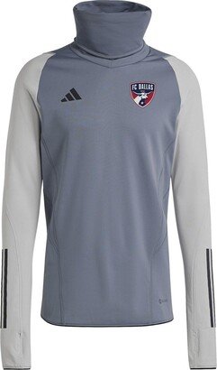 Men's Gray Fc Dallas Warm Raglan Cold.rdy Top