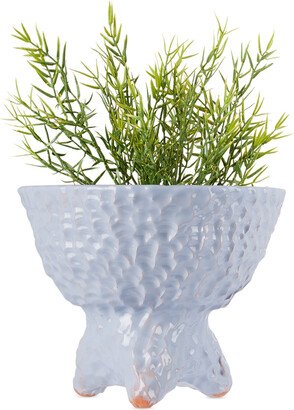 GERSTLEY Blue Tripod Planter