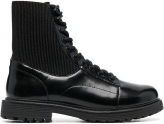 Alabama elasticated-panel combat boots