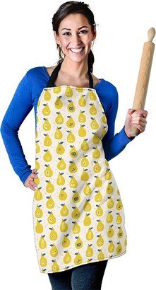 Pear Pattern Apron - Printed Cute Print Custom With Name/Monogram Perfect Gift For Lover