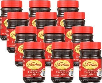 Ferrara Instant Espresso - Case of 12/2 oz Bags