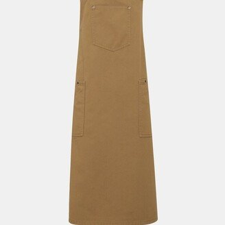 Premier Unisex Chino Cotton Bib Apron (Khaki) (One Size)