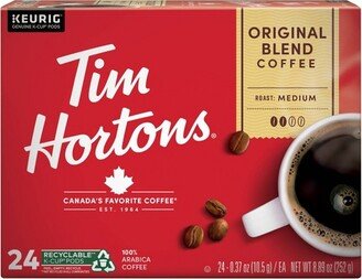 Tim Hortons Original Blend Medium Roast Coffee Pods - 24ct