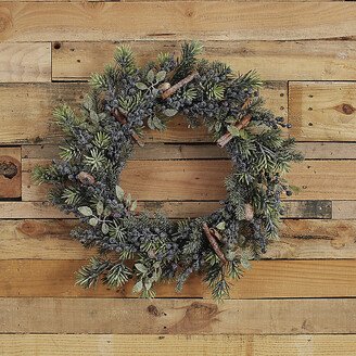 Frosted Blueberry Wreath