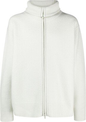 Iwaki zip-up merino cardigan