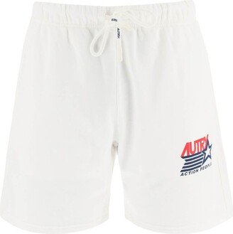 Drawstring Straight Hem Bermuda Shorts