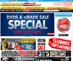 MotocrossGiant Promo Codes & Coupons