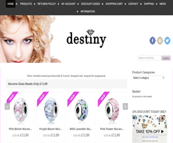 Destiny Jewellery Promo Codes & Coupons