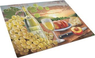 PRS4028LCB Chablis, Peach, Wine & Cheese Glass Cutting Board