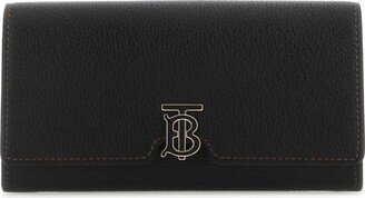 Logo Plaque Foldover Top Wallet-AA