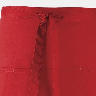 Premier Ladies/Womens Colors 3 Pocket Apron / Workwear (Red) (One Size)