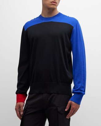 Men's Colorblock Cashmere Sweater