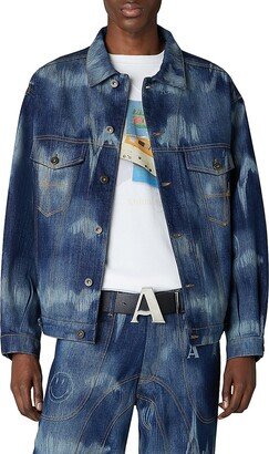 Graphic Denim Jacket