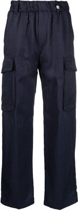 Straight-Leg Cargo Trousers-AL