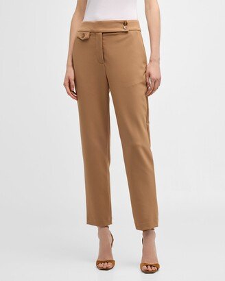 Renzo Straight Crop Pants-AA