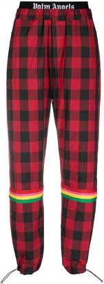 Plaid-Check Print Trousers