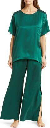 Washable Mulberry Silk T-Shirt Pajamas