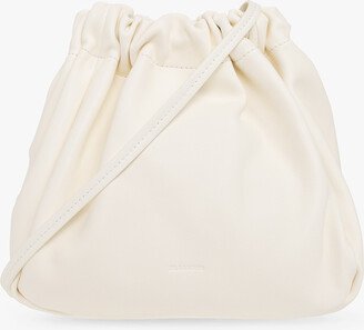 ‘Scrunch Small’ Shoulder Bag - White