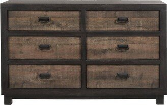 6 Drawer Harrison Dresser Walnut