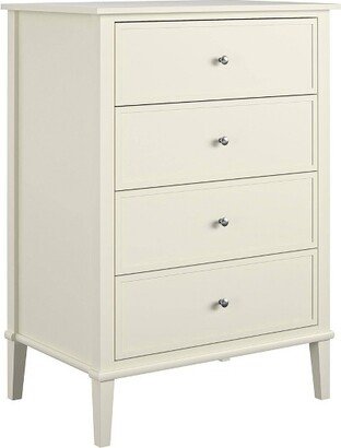 4 Drawer Durham Traditional Dresser White - Room & Joy