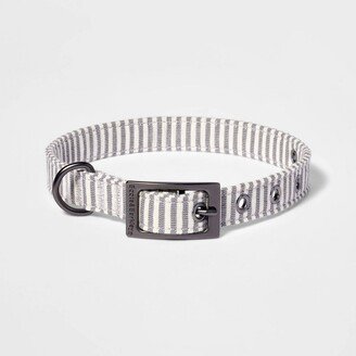 Striped Fashion Dog Collar with Pin Buckle - - Boots & Barkley™