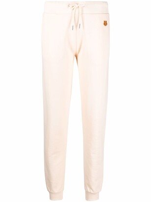 Embroidered-Motif Track Pants