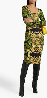 Delora printed jersey dress