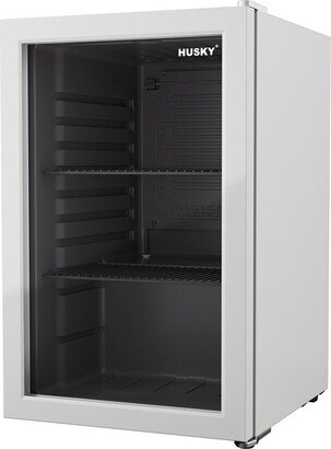 Husky Large Fridge With Glass Door-AA