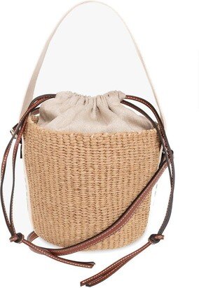 Woody Small Basket Tote Bag