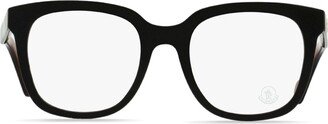 Moncler Eyewear Square-Frame Logo-Plaque Glasses