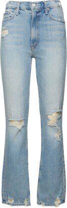 The Rider high rise cotton blend jeans-AA