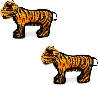 Tuffy Jr Zoo Tiger, 2-Pack Dog Toys