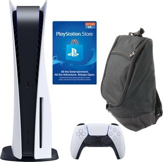 PlayStation 5 Core Console w/ $25 Psn Card and Carry Bag