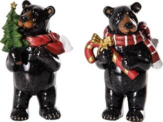 Gallerie Ii Black Bear Figurine Set of 2