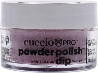 Pro Powder Polish Nail Colour Dip System - Barbie Pink Glitter by Cuccio Colour for Women - 0.5 oz Nail Powder