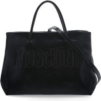 Logo Embossed Top Handle Bag-AF