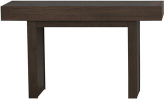 Furniture Owen Wheat Brown Rectangle Sofa Table with Hidden Storage