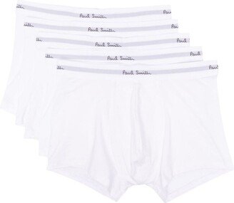 Logo-Print Organic Cotton Boxers (Pack Of Five)