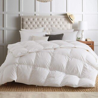 Cotton Down Comforter Duvet Insert, 750 Fill Power, Ultra Soft Hotel Collection Comforter Fluffy Optimum Warmth