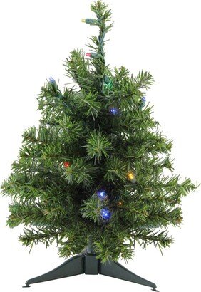 Northlight 18 Pre-Lit Led Canadian Pine Artificial Christmas Tree - Multi Lights