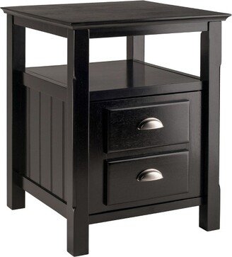 Timber Nightstand Black