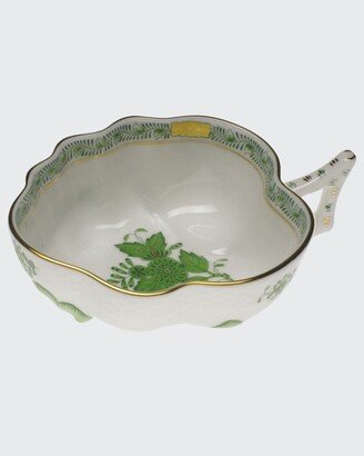 Chinese Bouquet Green Deep Leaf Dish-AA