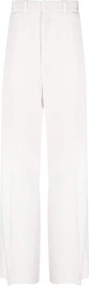 Wide-Leg Tailored Trousers-BG