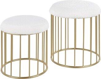 Canary Nesting Ottoman Set