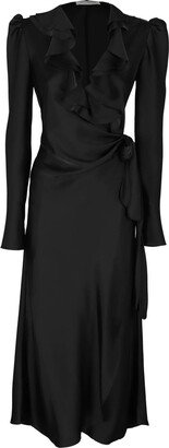 Philosophy Di Lorenzo Wrap Long-Sleeved Dress