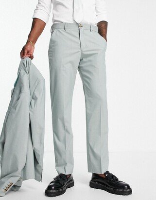 slim suit pants in mint